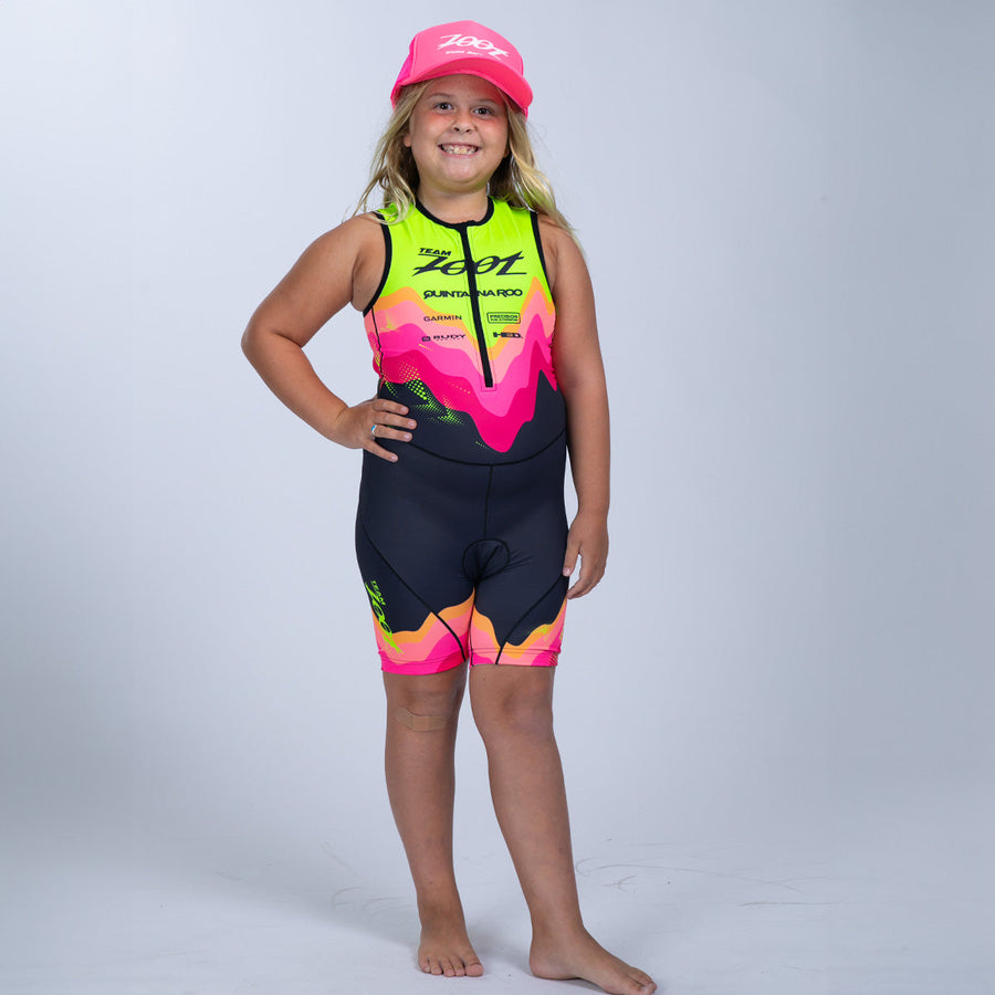 Youth Ltd Protégé Tri Racesuit - Pink Wave