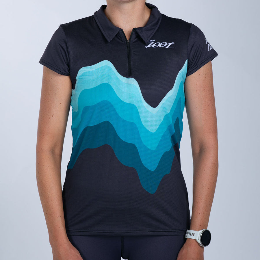 Women's Ltd Zip Polo Shirt - Team Zoot 2025