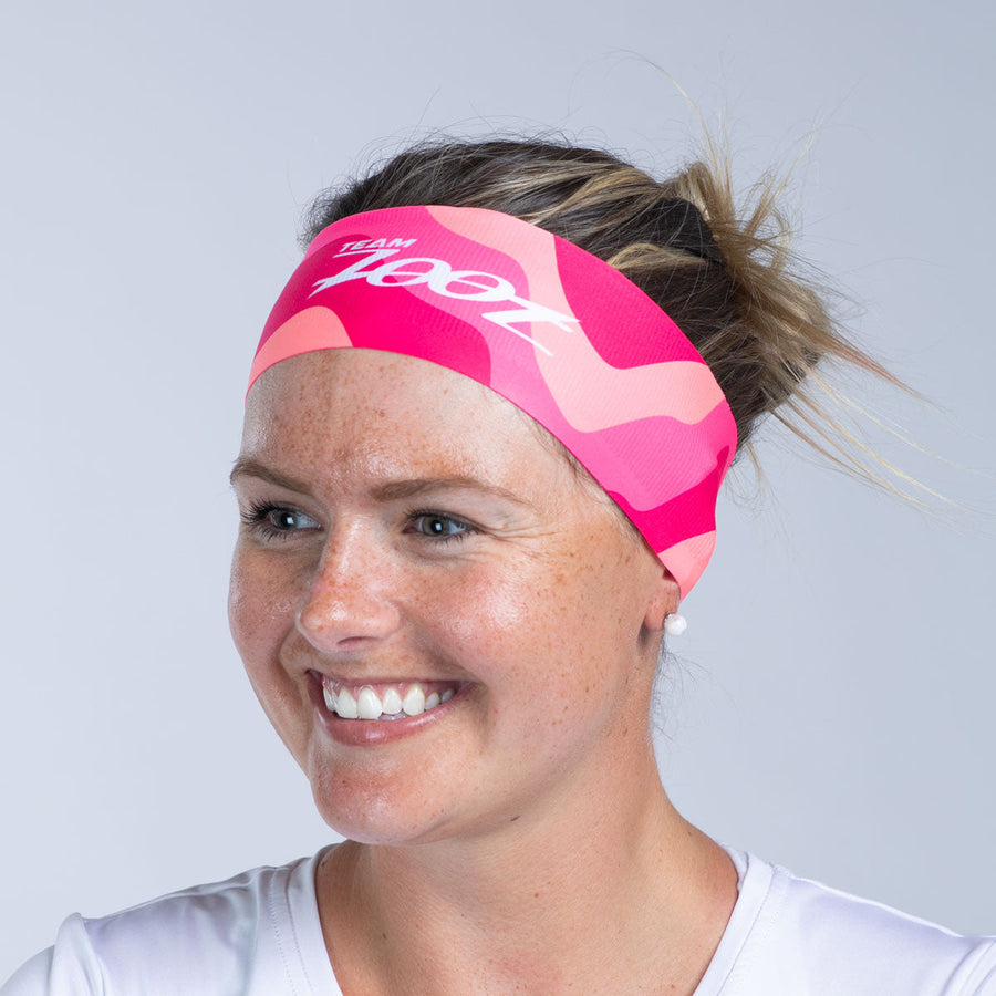 Unisex Ltd Headband - Pink Wave