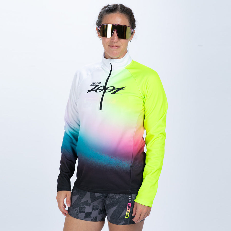 Women's Ltd Run Thermo Half Zip  - TZ Afterglow