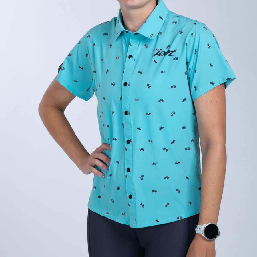 Women's Ltd Button Down Party Shirt - Team Zoot 2025