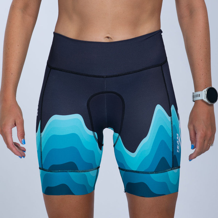 Women's Ltd Cycle High-Rise Short - Aqua Wave