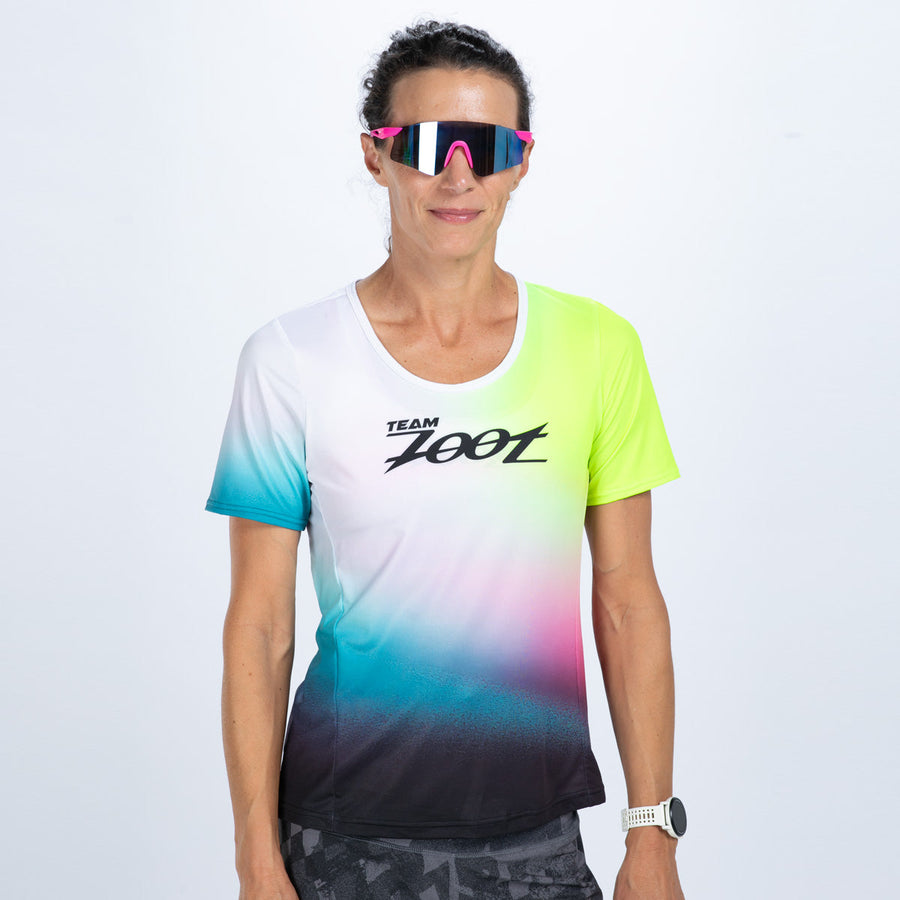 Women's Ltd Run Relaxed Fit Tee - TZ Afterglow