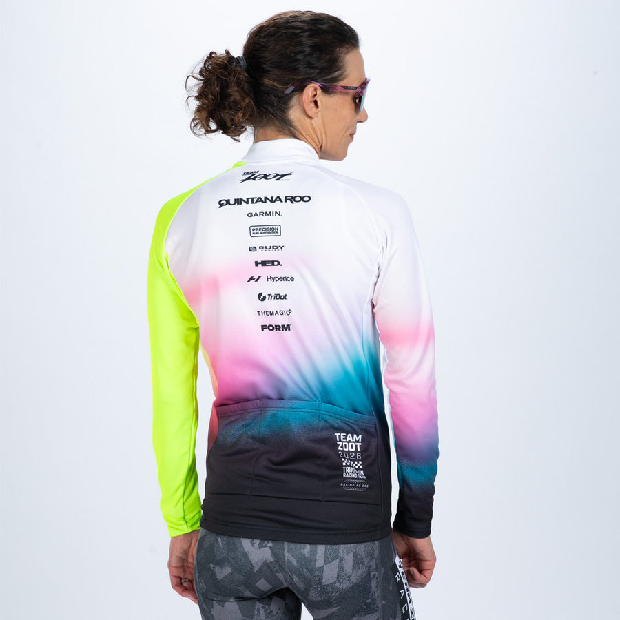 Women's Ltd Cycle Thermo Jersey - TZ Afterglow