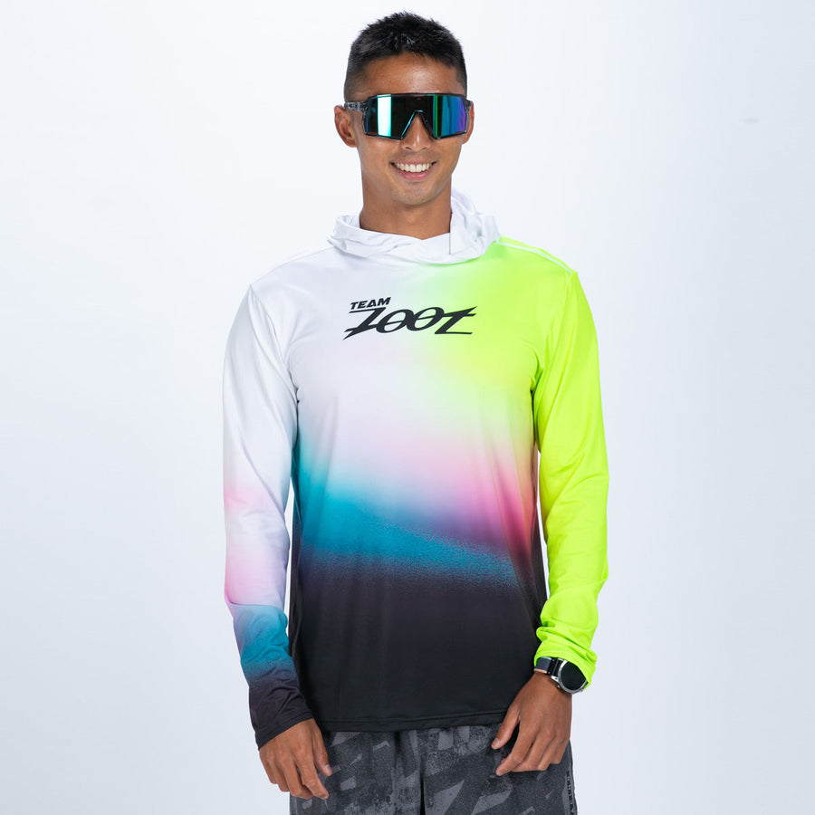 Men's Ltd Run Sun Stop Hoodie - TZ Afterglow