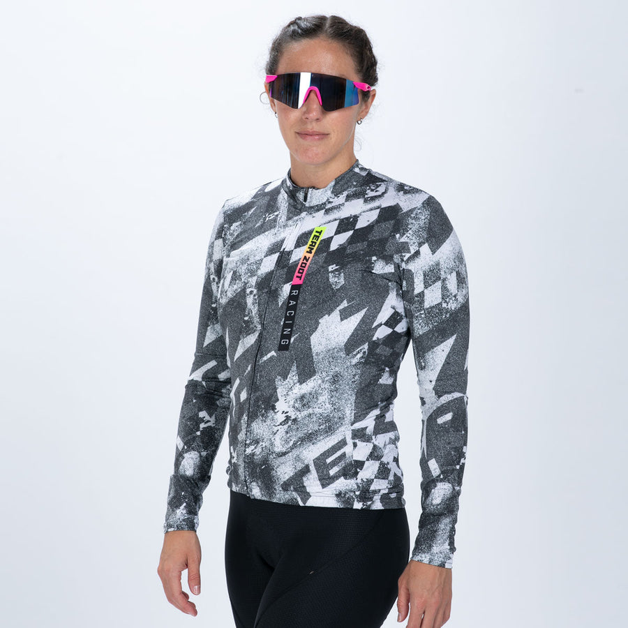 Women's Ltd Cycle Sun Stop Ls Jersey - TZ Rattlecan