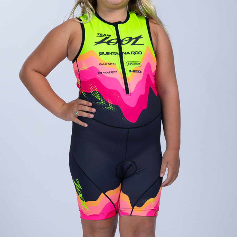 Youth Ltd Protégé Tri Racesuit - Pink Wave