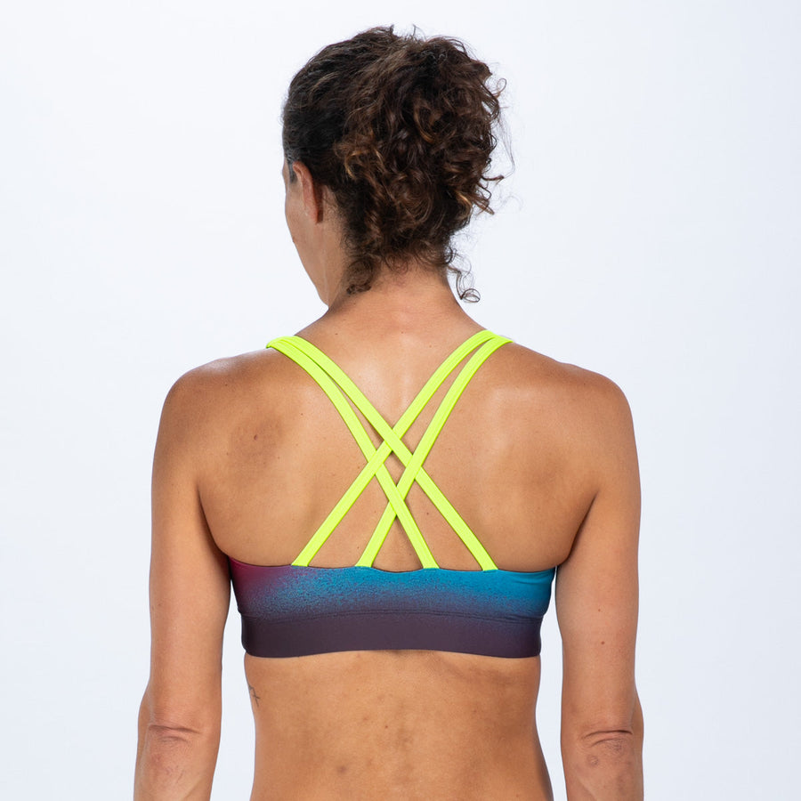 Women's Ltd Swim Crossback Bikini Top - TZ Afterglow