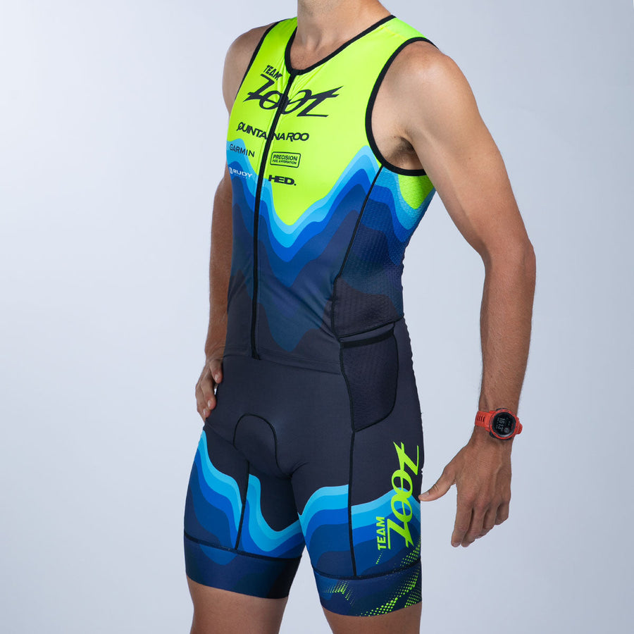 Men's Ltd Tri Slvs Fz Racesuit - Team Zoot 2025