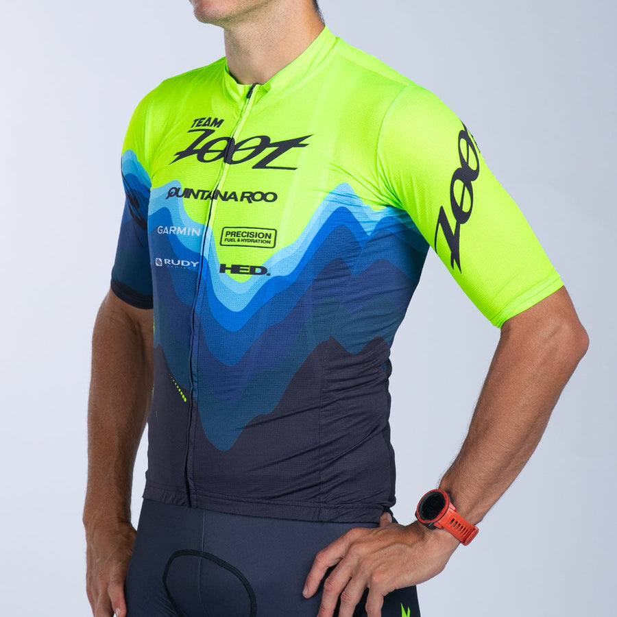 Men's Ltd Cycle Aero Jersey - Blue Wave