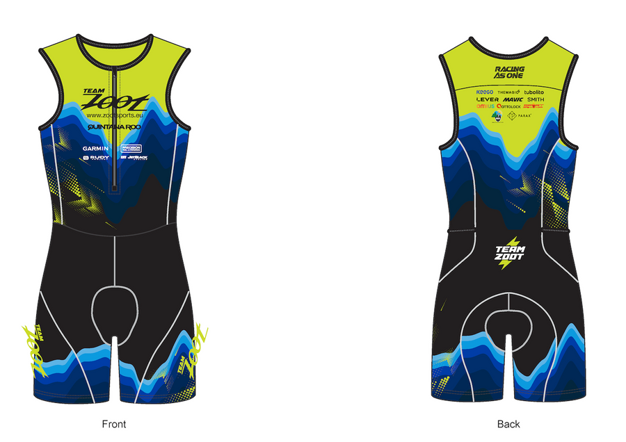 Youth Ltd Protégé Tri Racesuit - Blue Wave