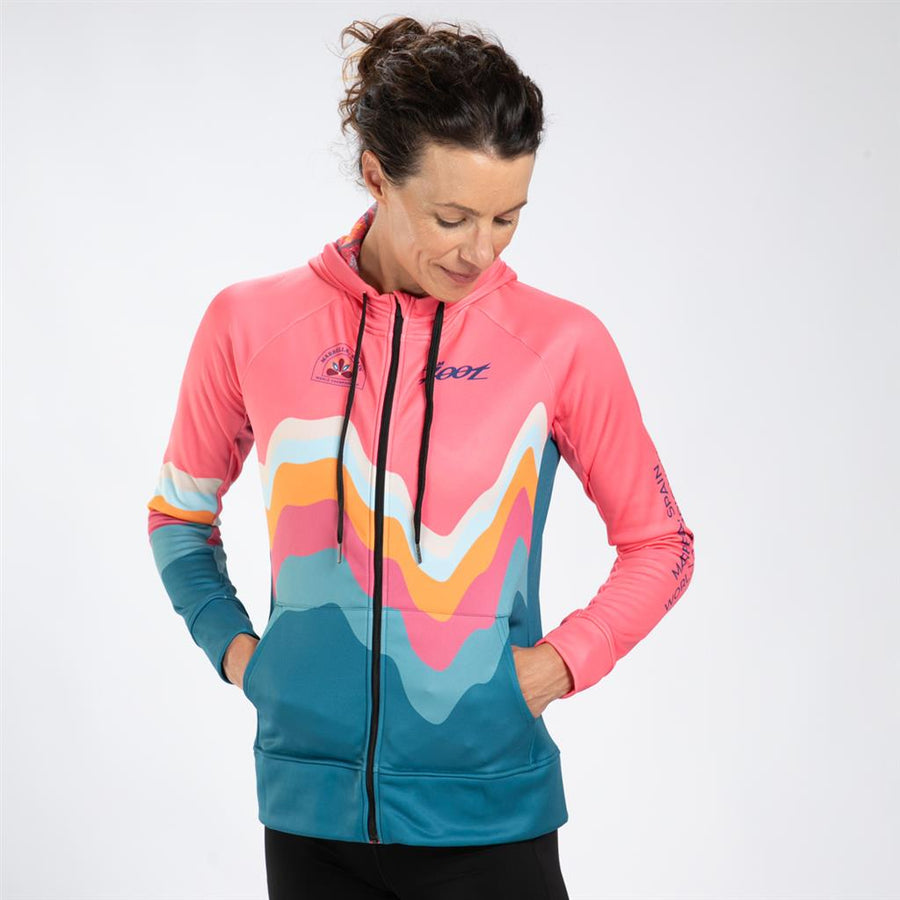 Women's Ltd Run Thermo Hoodie - WC Marbella