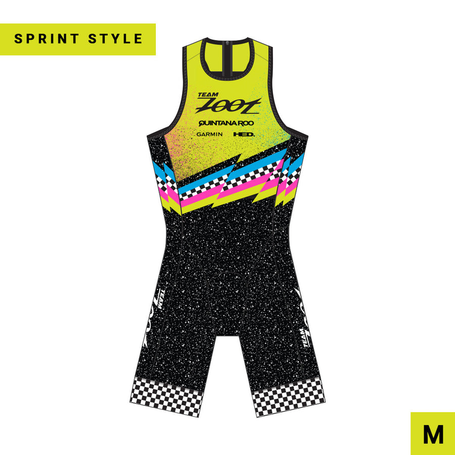 Mens Sprint Backzip Racesuit - Team Zoot 2024